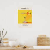 Sidecar cocktail poster (Keuken)