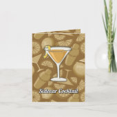 Sidecar Cocktail Recipe Kaart (Voorkant)