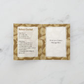 Sidecar Cocktail Recipe Kaart (Binnen)