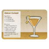 Sidecar Cocktail Recipe Magneet (Horizontaal)
