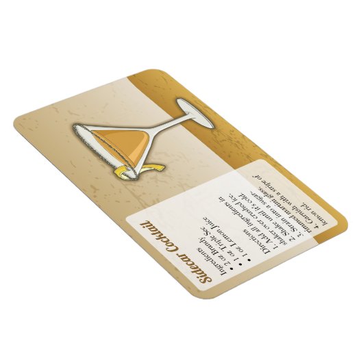 Sidecar Cocktail Recipe Magneet (Rechterzijde)