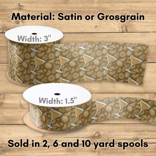 Sidecar cocktail satijnen lint