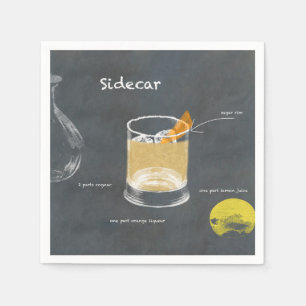 Sidecar Cocktail Servet
