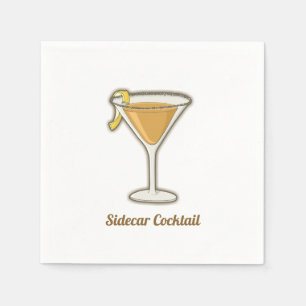 Sidecar cocktail servet