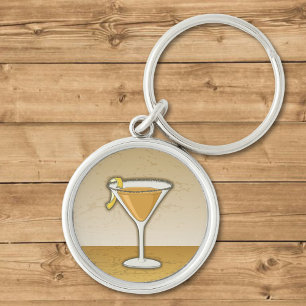 Sidecar cocktail sleutelhanger