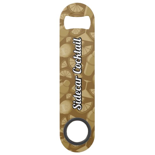 Sidecar cocktail speed flessenopener (Achterkant)