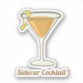 Sidecar Cocktail Sticker (Voorkant)