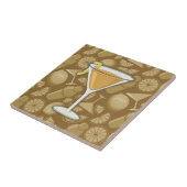 Sidecar cocktail tegeltje (Zijkant)