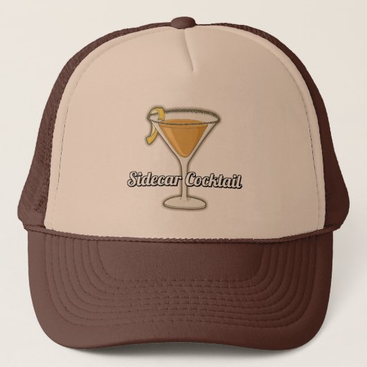 Sidecar cocktail trucker pet (Voorkant)