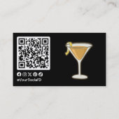 Sidecar cocktail visitekaartje (Achterkant)