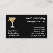 Sidecar cocktail visitekaartje (Voorkant)