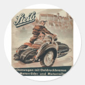 Sidecar Ronde Sticker (Voorkant)