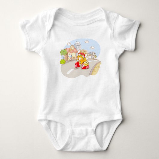 Sidecar Vrienden Baby Slaapzak Romper (Voorkant)