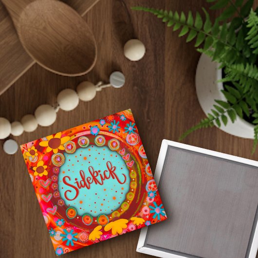 Sidekick Leuke Trendy Grappige Inspirivity Vriend Magneet