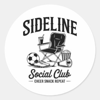 Sideline Social Club Grandma Sister Mothers Day So Ronde Sticker