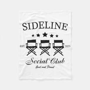 Sideline Social Club Luid En Trots Voetbalmoeders Fleece Deken