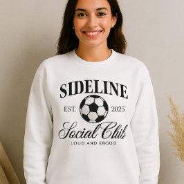 Sideline Social Club Shirt - Luid en trots Voetbal