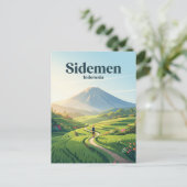 Sidemen Valley Indonesië Briefkaart (Staand voorkant)