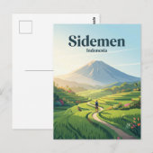 Sidemen Valley Indonesië Briefkaart (Voorkant / Achterkant)