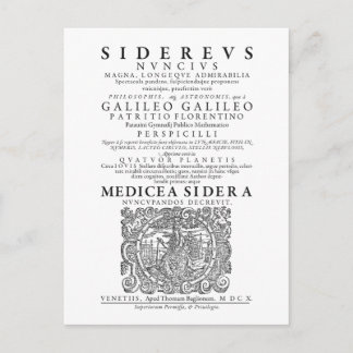 Sidereus Nuncius Briefkaart