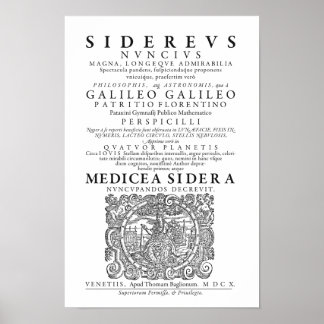 Sidereus Nuncius Poster