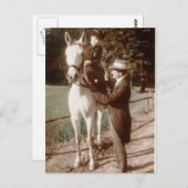 Sidesaddle-paar Briefkaart (Voorkant / Achterkant)