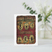 Sideshow Banner Briefkaart (Staand voorkant)