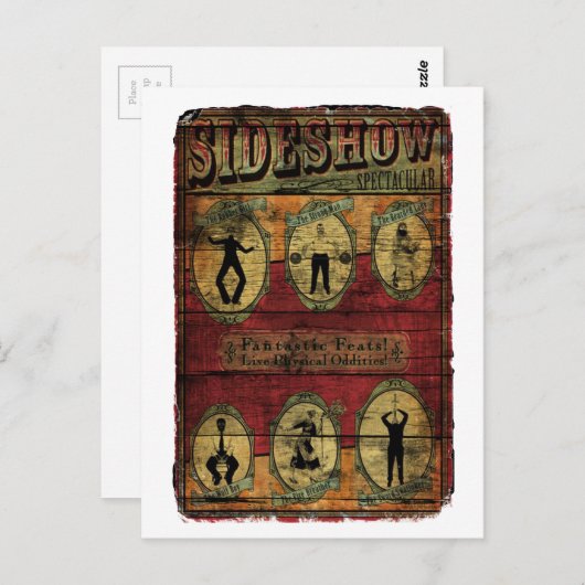  Sideshow Banner Briefkaart (Voorkant / Achterkant)