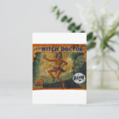 Sideshow Banner Witch Doctor Briefkaart (Staand voorkant)