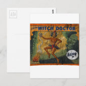 Sideshow Banner Witch Doctor Briefkaart (Voorkant / Achterkant)