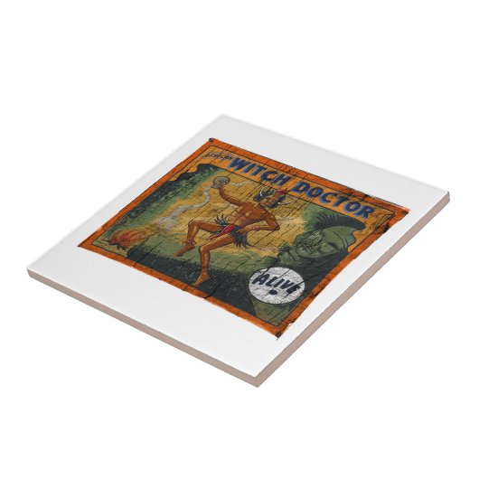 Sideshow Banner Witch Doctor Tegeltje (Zijkant)