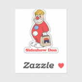 Sideshow Don — Anti-Trump Design - - Politiek - Sticker (Vel)