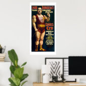 Sideshow Sterker Man op Aarde Louis Cyr Poster (Thuiskantoor)