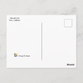 Sidewalk Cafe Briefkaart (Achterkant)
