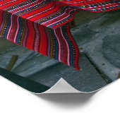 Sidewalk cafe, Chania, Kreta, Griekenland Poster (Hoek)