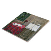 Sidewalk cafe, Chania, Kreta, Griekenland Tegeltje (Zijkant)