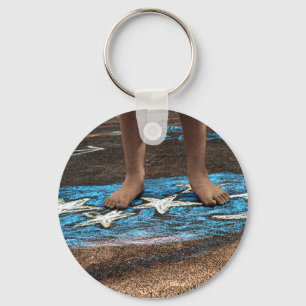 Sidewalk Chalk Sleutelhanger