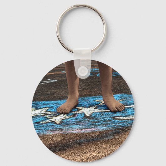 Sidewalk Chalk Sleutelhanger (Voorkant)