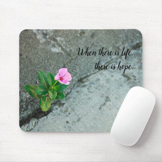 Sidewalk Crack Flower Muismat (Met muis)