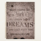 "Sidewalk Dreams-Little Italy, NYC" Planner (Voorkant)