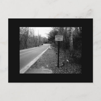 Sidewalk Ends Briefkaart