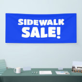 Sidewalk Sale! Blauwe banner (Beurs)