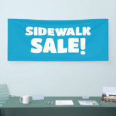 Sidewalk Sale! Blauwe banner (Beurs)