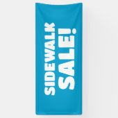 Sidewalk Sale! Blauwe banner (Verticaal)