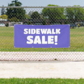Sidewalk Sale! Paarse banner (Insitu)