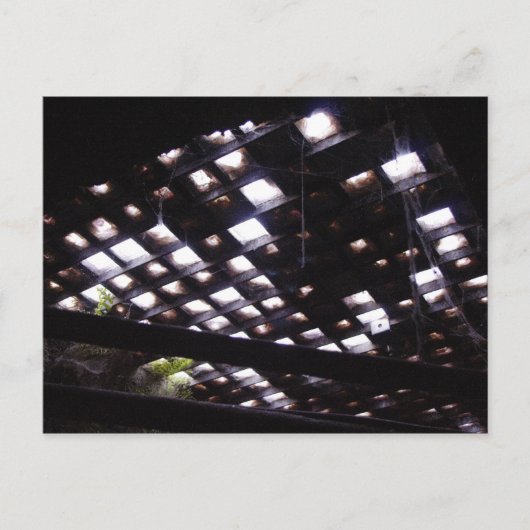 Sidewalk Skylight van onder Briefkaart (Voorkant)