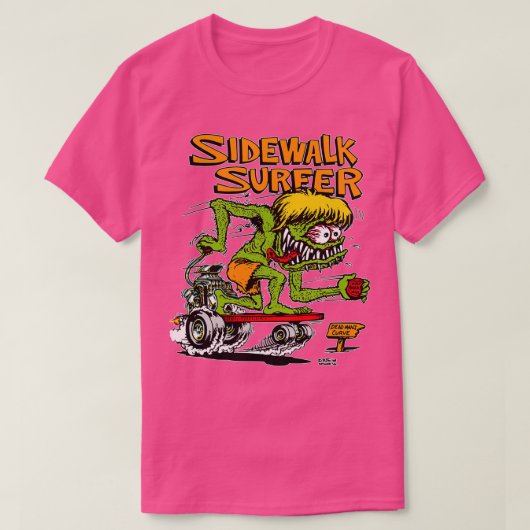 Sidewalk Surfer-kleur T-shirt (Design voorkant)