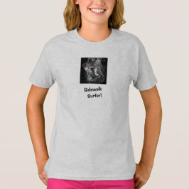 Sidewalk Surfer Pro Beeld Grijs Skater T-shirt