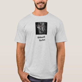 Sidewalk Surfer Pro Beeld Grijs Skater T-shirt