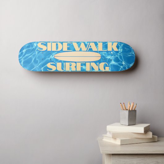 Sidewalk Surfing Persoonlijk Skateboard (Muurkunst (Horizontaal))